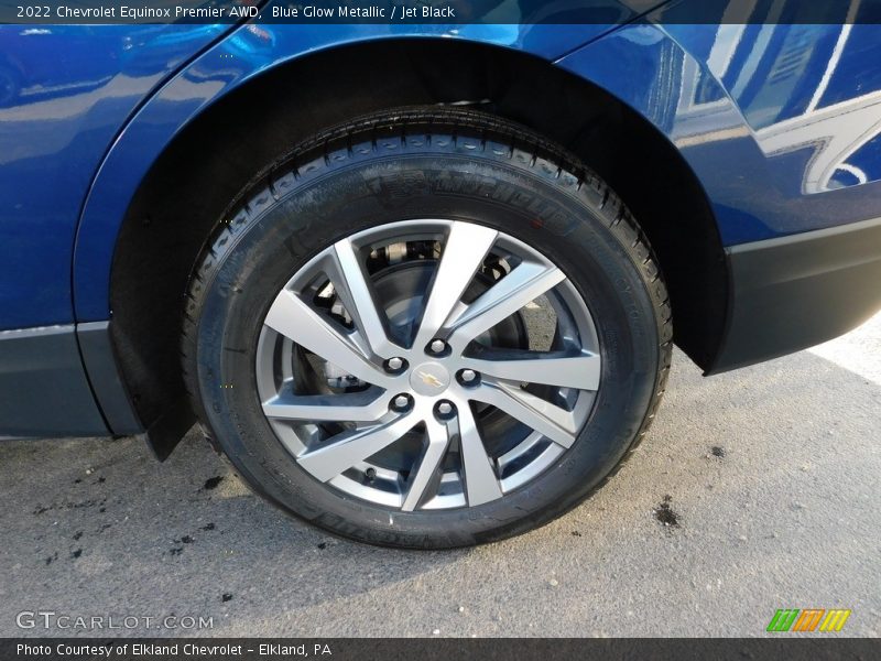 Blue Glow Metallic / Jet Black 2022 Chevrolet Equinox Premier AWD
