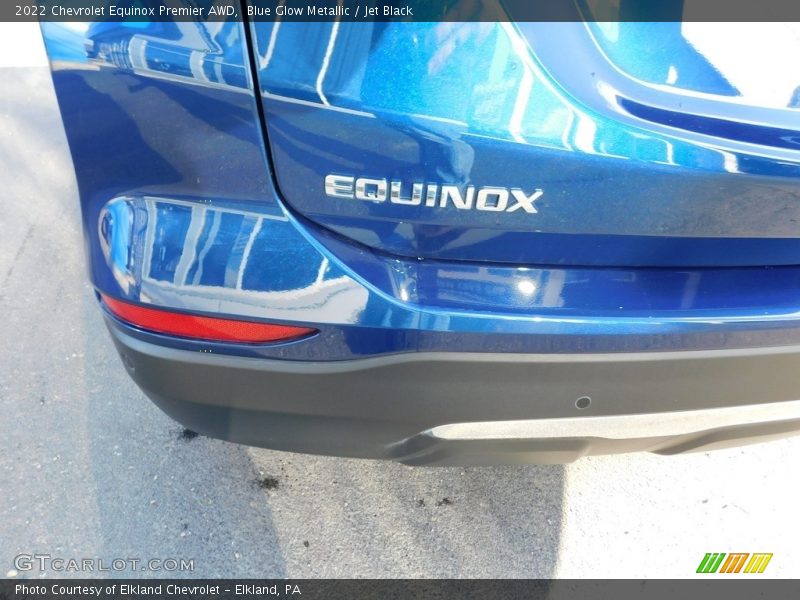 Blue Glow Metallic / Jet Black 2022 Chevrolet Equinox Premier AWD