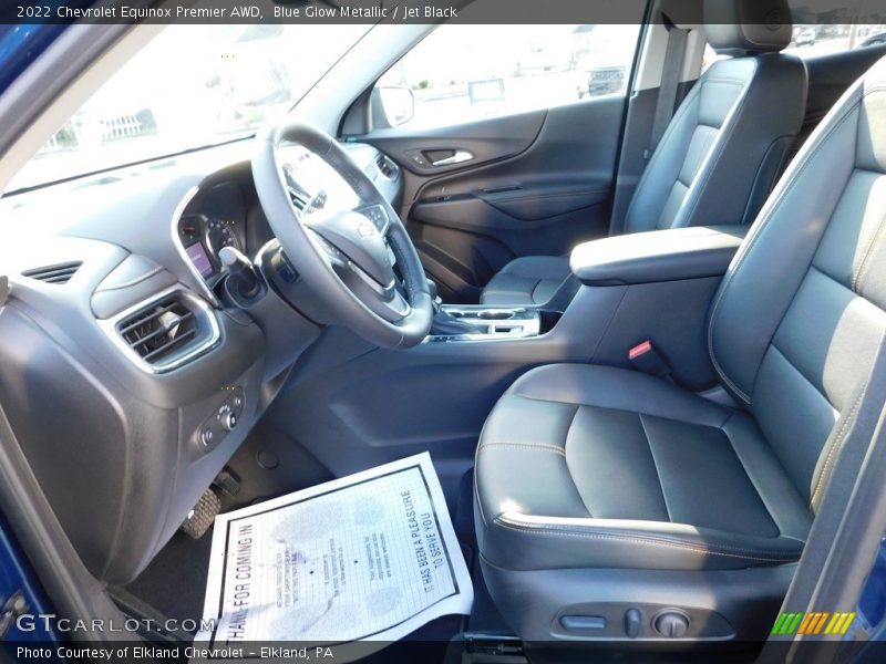 Blue Glow Metallic / Jet Black 2022 Chevrolet Equinox Premier AWD