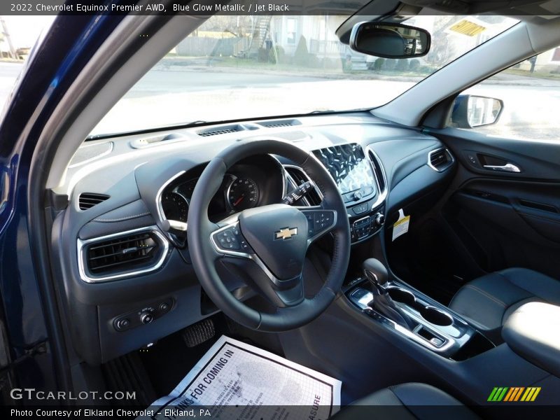 Blue Glow Metallic / Jet Black 2022 Chevrolet Equinox Premier AWD