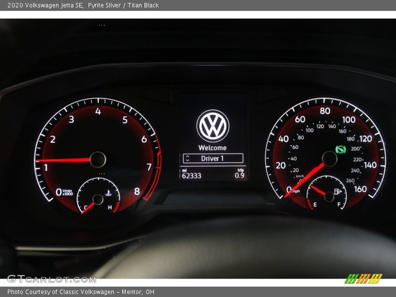  2020 Jetta SE SE Gauges