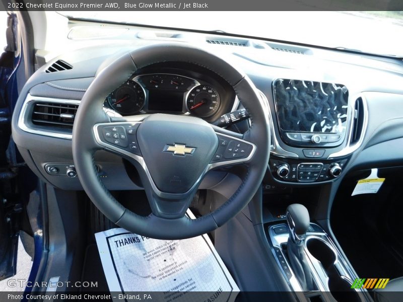 Blue Glow Metallic / Jet Black 2022 Chevrolet Equinox Premier AWD