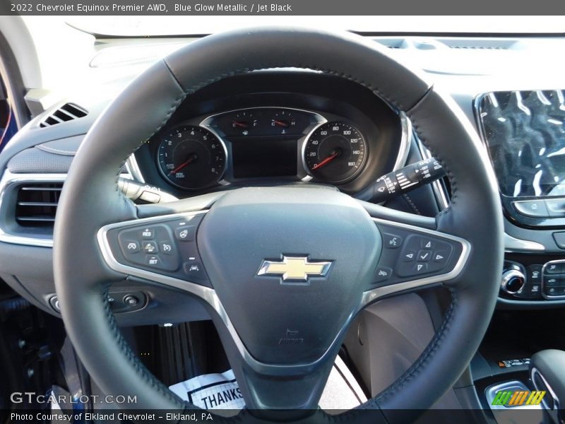Blue Glow Metallic / Jet Black 2022 Chevrolet Equinox Premier AWD