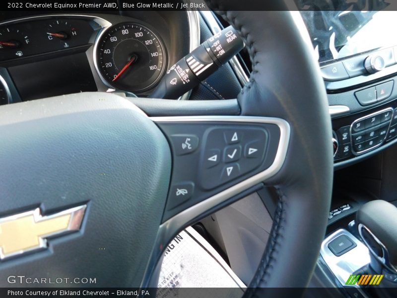 Blue Glow Metallic / Jet Black 2022 Chevrolet Equinox Premier AWD
