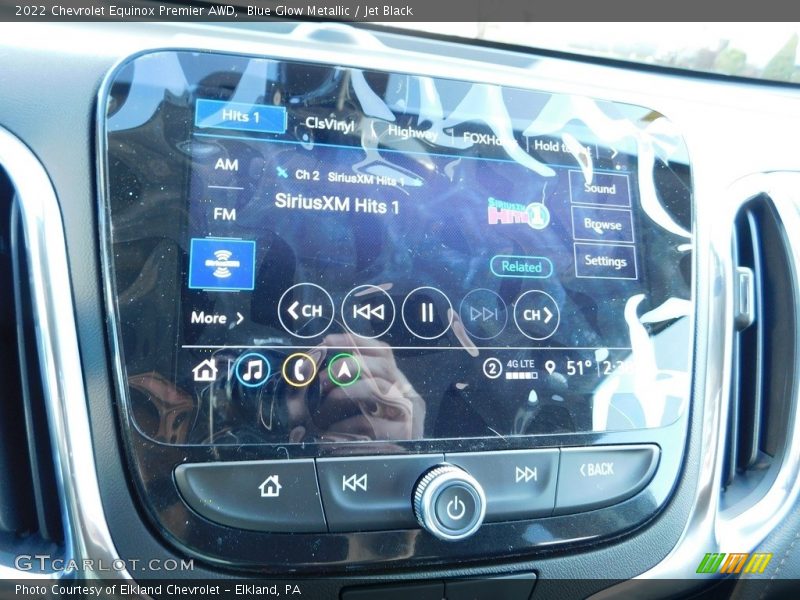 Blue Glow Metallic / Jet Black 2022 Chevrolet Equinox Premier AWD
