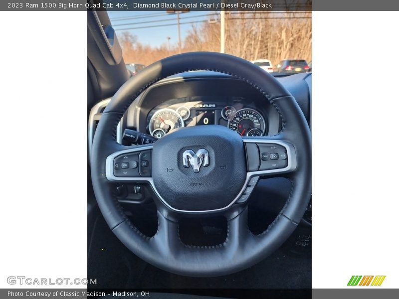  2023 1500 Big Horn Quad Cab 4x4 Steering Wheel