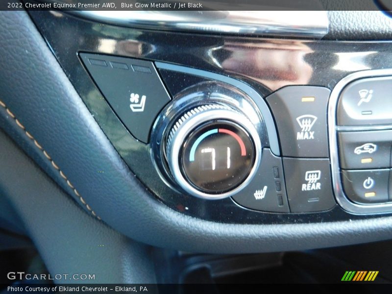 Blue Glow Metallic / Jet Black 2022 Chevrolet Equinox Premier AWD