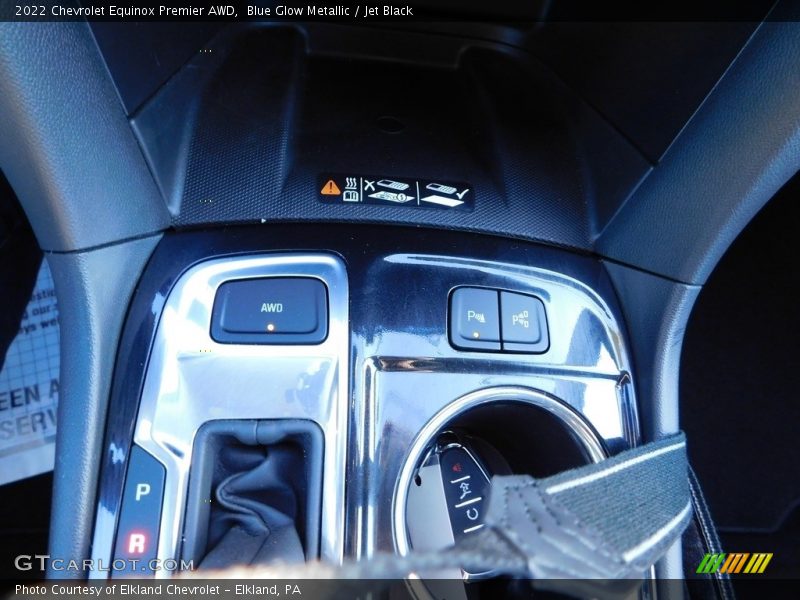 Blue Glow Metallic / Jet Black 2022 Chevrolet Equinox Premier AWD
