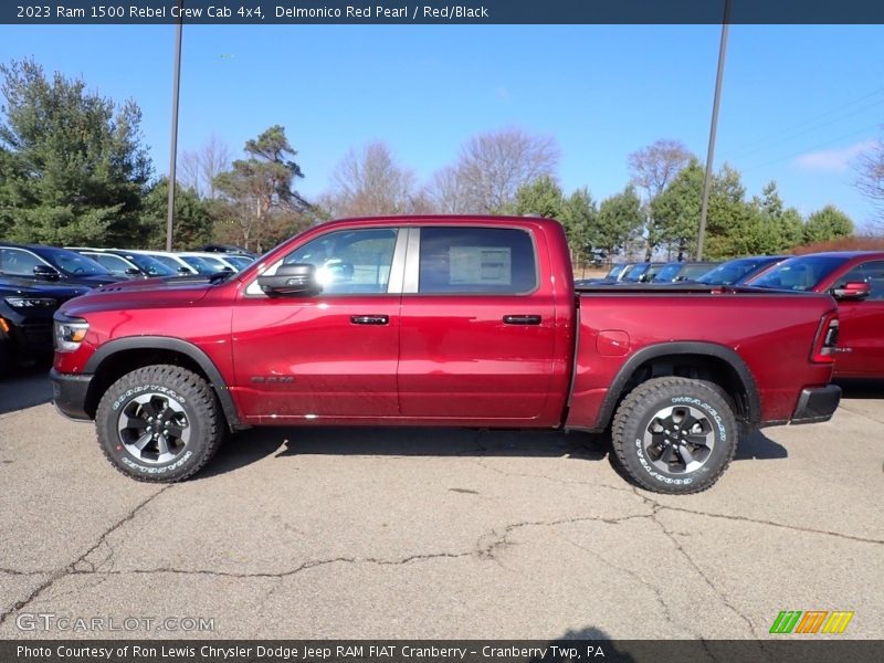  2023 1500 Rebel Crew Cab 4x4 Delmonico Red Pearl