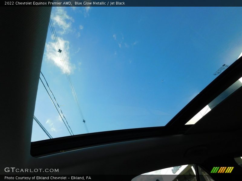 Blue Glow Metallic / Jet Black 2022 Chevrolet Equinox Premier AWD
