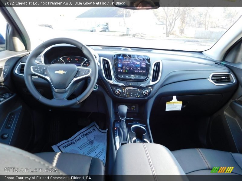 Blue Glow Metallic / Jet Black 2022 Chevrolet Equinox Premier AWD