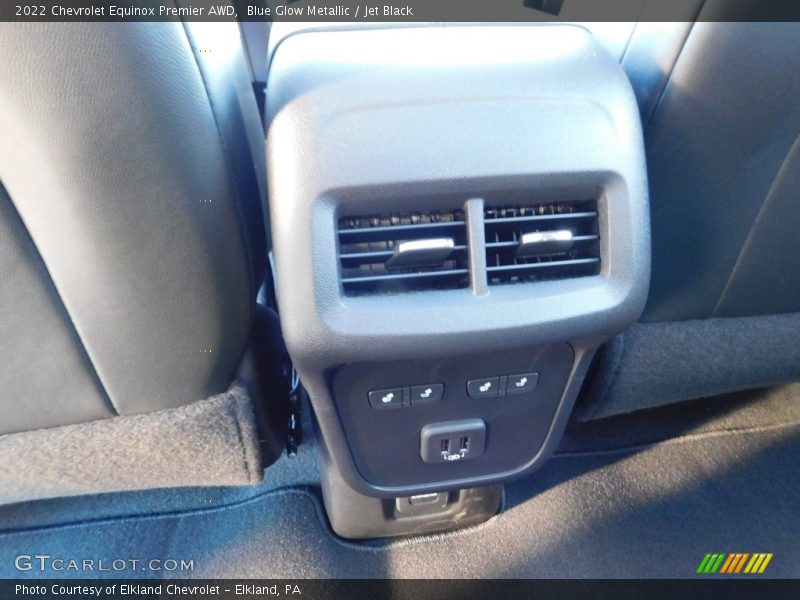 Blue Glow Metallic / Jet Black 2022 Chevrolet Equinox Premier AWD