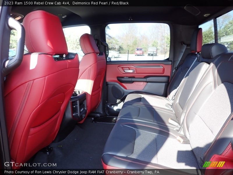 Rear Seat of 2023 1500 Rebel Crew Cab 4x4