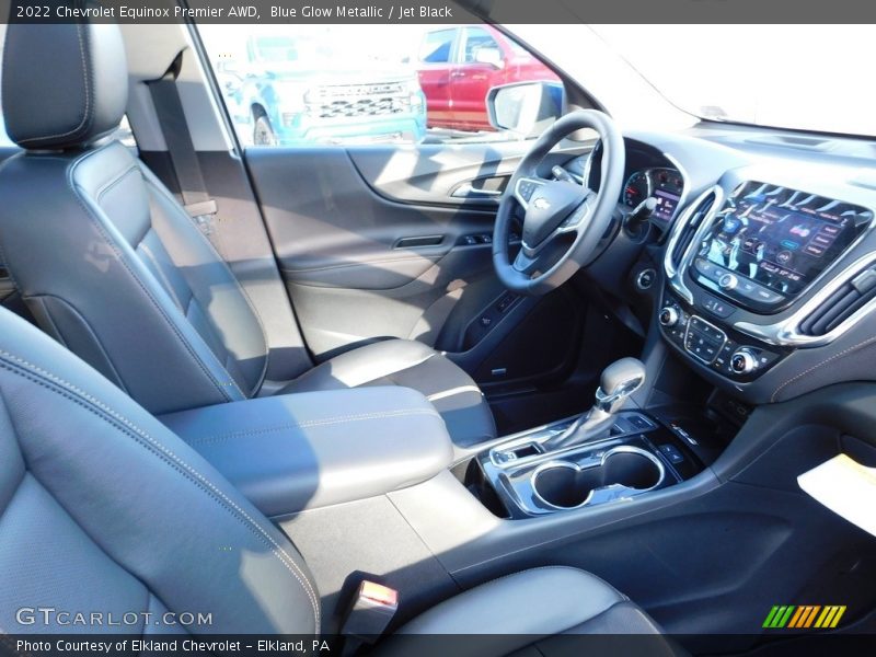 Blue Glow Metallic / Jet Black 2022 Chevrolet Equinox Premier AWD