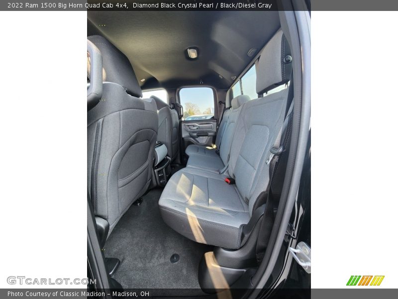 Rear Seat of 2022 1500 Big Horn Quad Cab 4x4