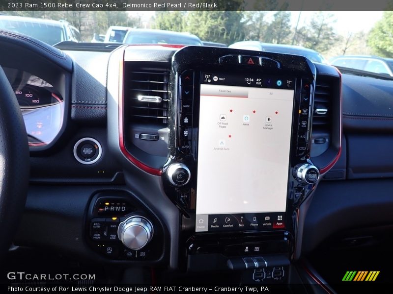 Controls of 2023 1500 Rebel Crew Cab 4x4