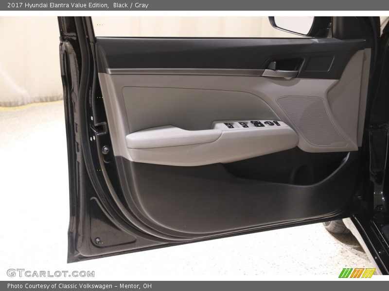 Black / Gray 2017 Hyundai Elantra Value Edition