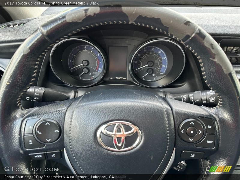 Spring Green Metallic / Black 2017 Toyota Corolla iM