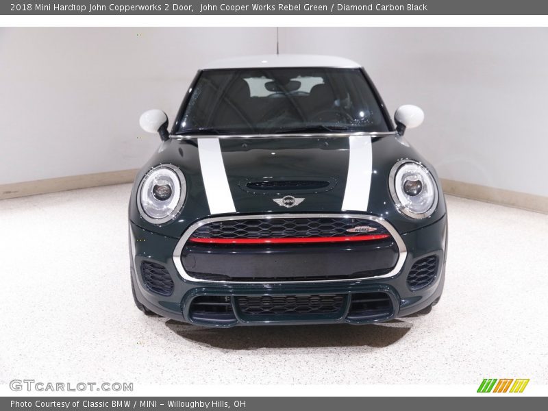 John Cooper Works Rebel Green / Diamond Carbon Black 2018 Mini Hardtop John Copperworks 2 Door
