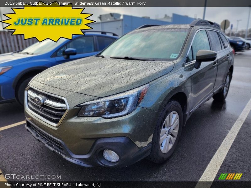Wilderness Green Metallic / Warm Ivory 2019 Subaru Outback 2.5i Premium