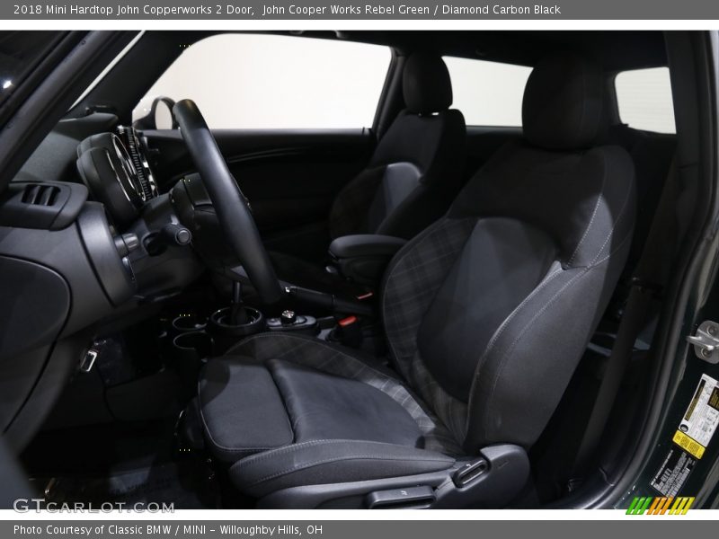 John Cooper Works Rebel Green / Diamond Carbon Black 2018 Mini Hardtop John Copperworks 2 Door
