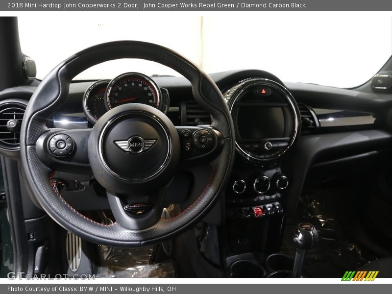 John Cooper Works Rebel Green / Diamond Carbon Black 2018 Mini Hardtop John Copperworks 2 Door
