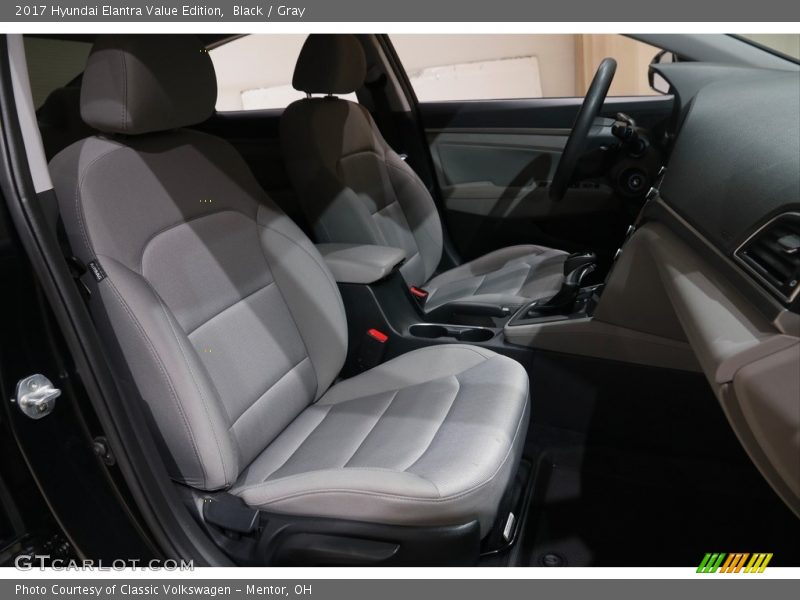 Black / Gray 2017 Hyundai Elantra Value Edition