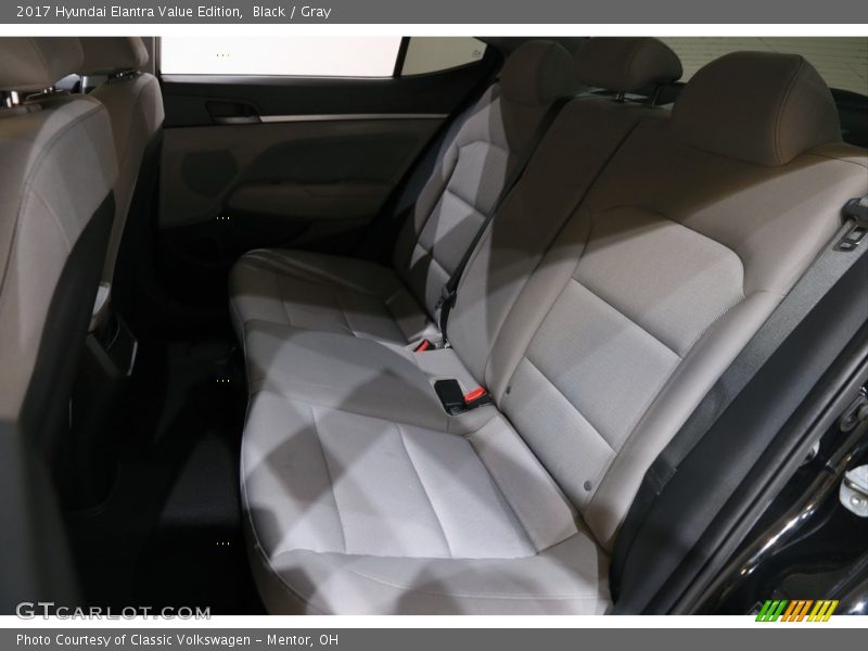 Black / Gray 2017 Hyundai Elantra Value Edition