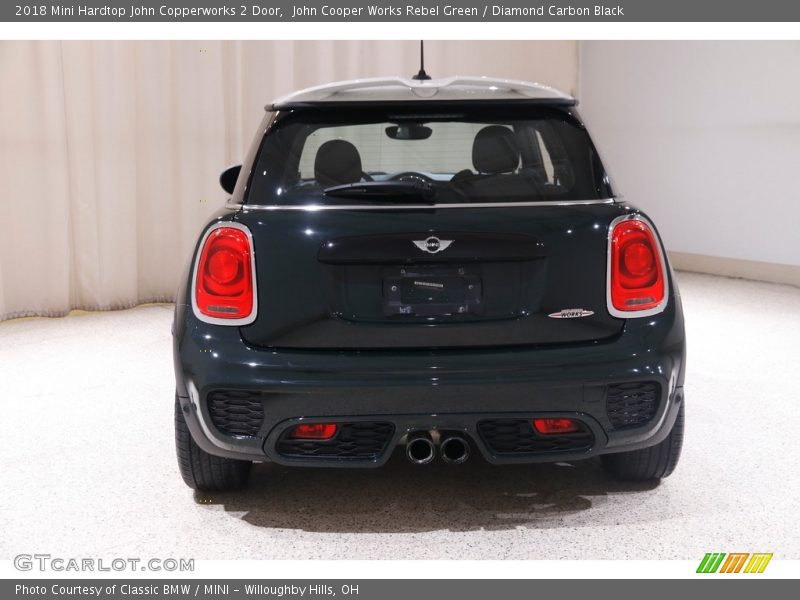 John Cooper Works Rebel Green / Diamond Carbon Black 2018 Mini Hardtop John Copperworks 2 Door