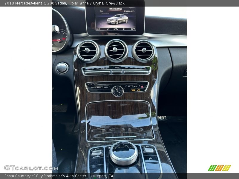 Polar White / Crystal Grey/Black 2018 Mercedes-Benz C 300 Sedan
