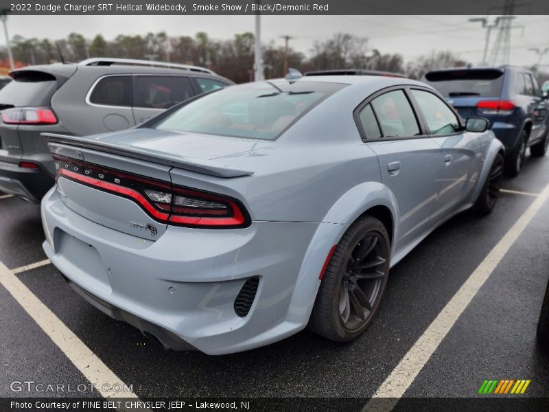 Smoke Show / Black/Demonic Red 2022 Dodge Charger SRT Hellcat Widebody