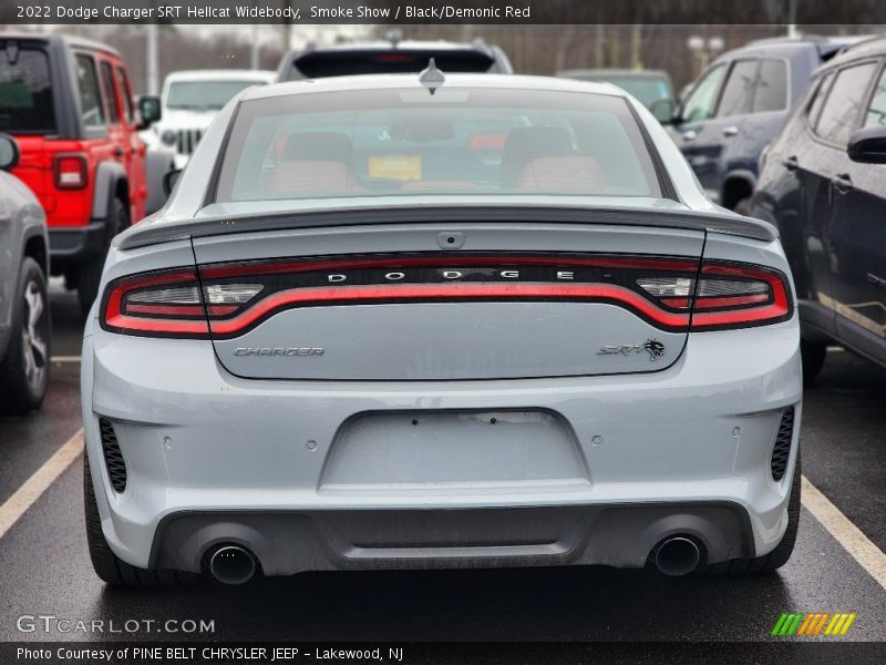 Smoke Show / Black/Demonic Red 2022 Dodge Charger SRT Hellcat Widebody
