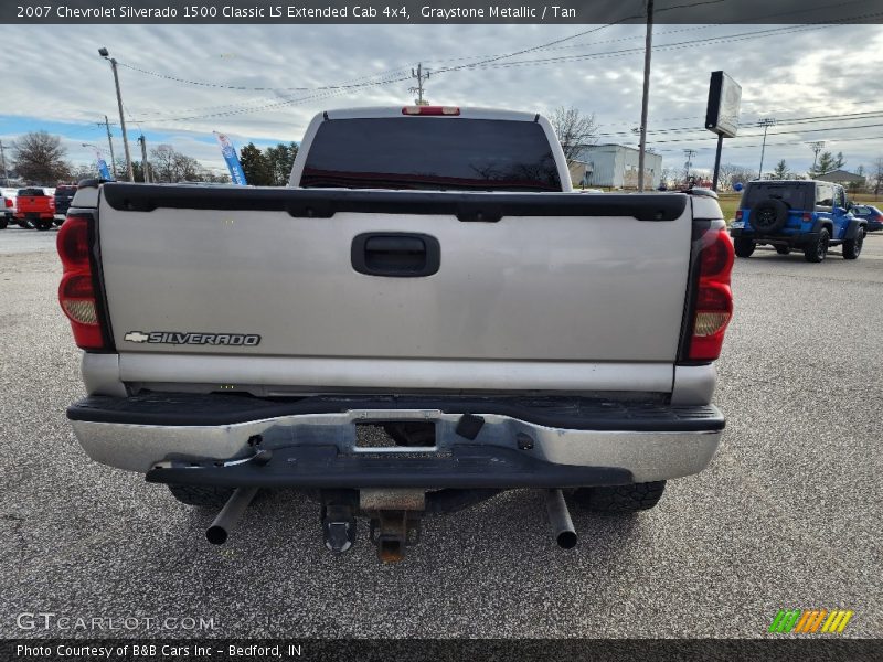 Graystone Metallic / Tan 2007 Chevrolet Silverado 1500 Classic LS Extended Cab 4x4