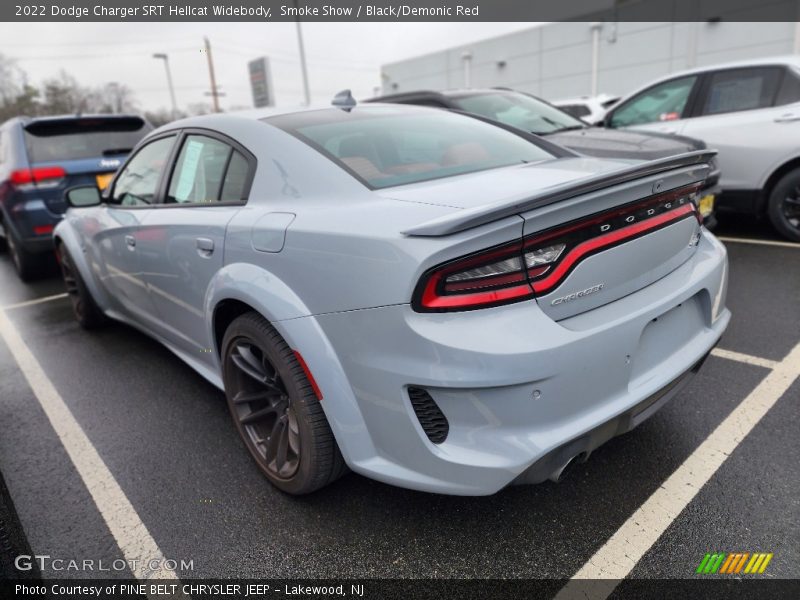 Smoke Show / Black/Demonic Red 2022 Dodge Charger SRT Hellcat Widebody