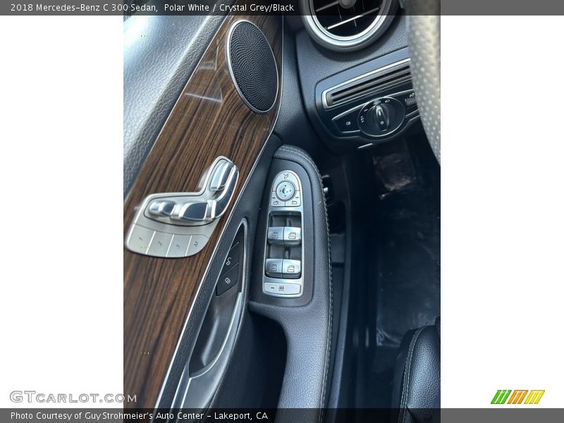 Polar White / Crystal Grey/Black 2018 Mercedes-Benz C 300 Sedan