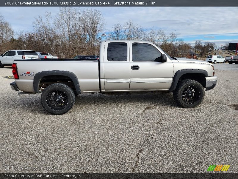 Graystone Metallic / Tan 2007 Chevrolet Silverado 1500 Classic LS Extended Cab 4x4