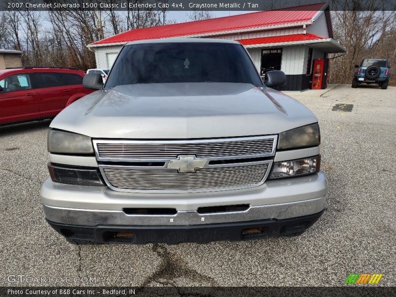 Graystone Metallic / Tan 2007 Chevrolet Silverado 1500 Classic LS Extended Cab 4x4