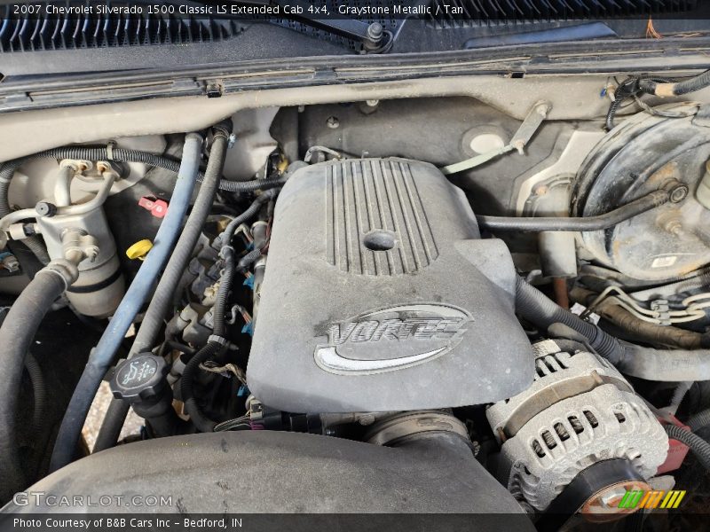 Graystone Metallic / Tan 2007 Chevrolet Silverado 1500 Classic LS Extended Cab 4x4