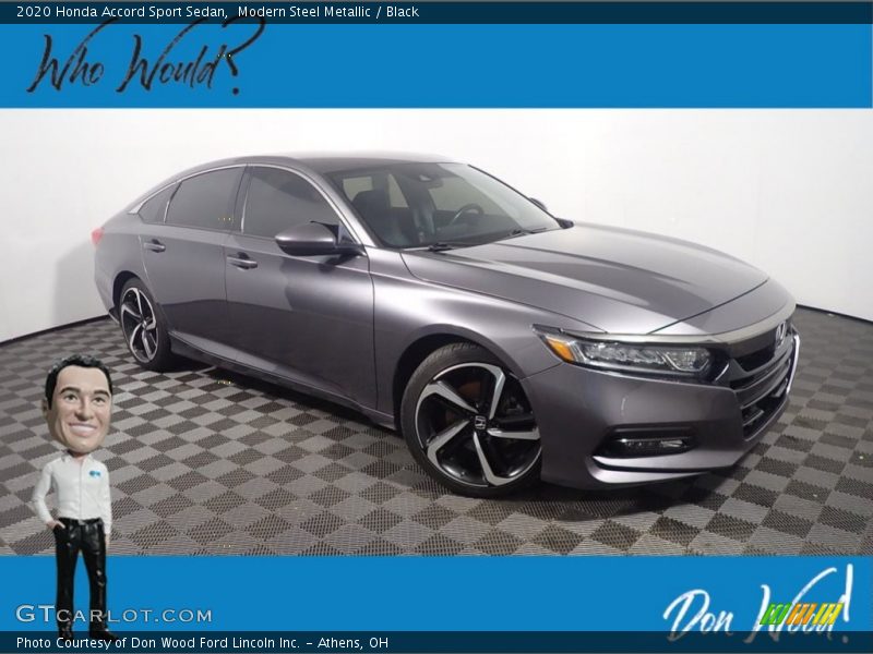 Modern Steel Metallic / Black 2020 Honda Accord Sport Sedan