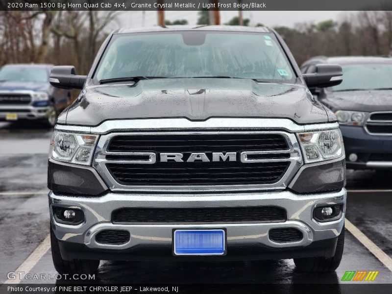 Granite Crystal Metallic / Light Frost Beige/Black 2020 Ram 1500 Big Horn Quad Cab 4x4