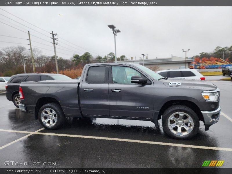 Granite Crystal Metallic / Light Frost Beige/Black 2020 Ram 1500 Big Horn Quad Cab 4x4