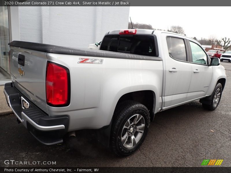 Silver Ice Metallic / Jet Black 2020 Chevrolet Colorado Z71 Crew Cab 4x4