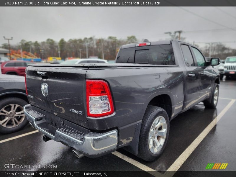 Granite Crystal Metallic / Light Frost Beige/Black 2020 Ram 1500 Big Horn Quad Cab 4x4