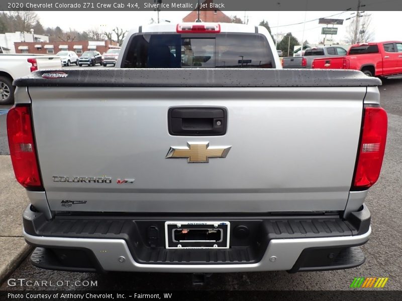Silver Ice Metallic / Jet Black 2020 Chevrolet Colorado Z71 Crew Cab 4x4