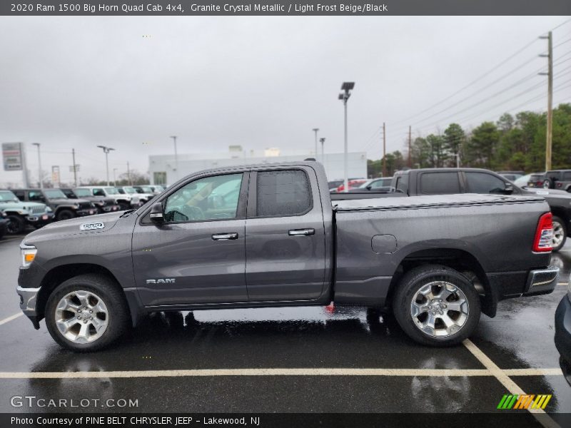 Granite Crystal Metallic / Light Frost Beige/Black 2020 Ram 1500 Big Horn Quad Cab 4x4