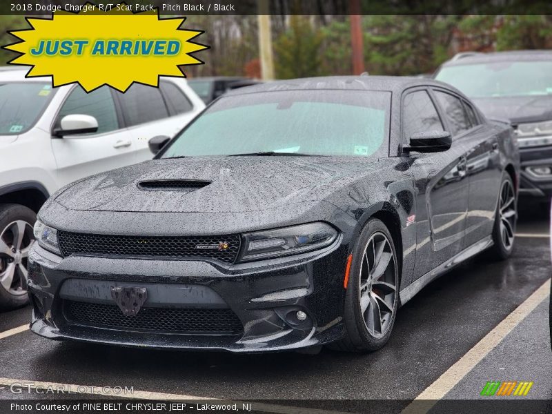 Pitch Black / Black 2018 Dodge Charger R/T Scat Pack