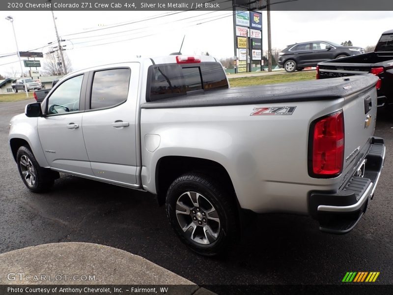 Silver Ice Metallic / Jet Black 2020 Chevrolet Colorado Z71 Crew Cab 4x4