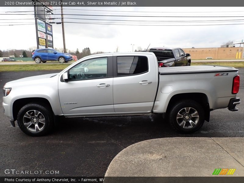 Silver Ice Metallic / Jet Black 2020 Chevrolet Colorado Z71 Crew Cab 4x4