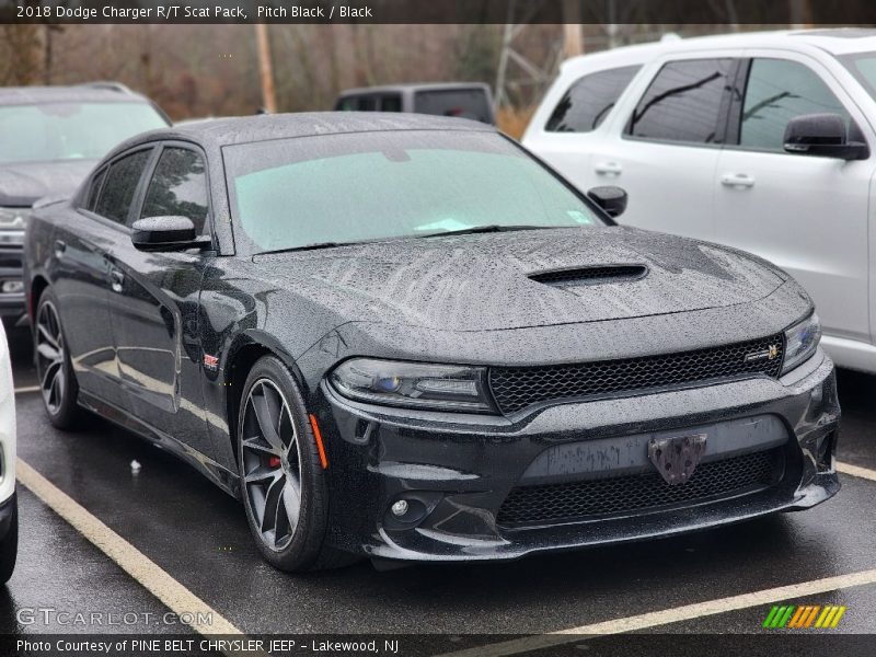 Pitch Black / Black 2018 Dodge Charger R/T Scat Pack