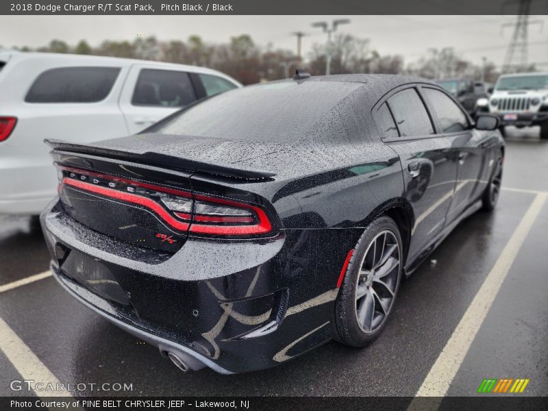 Pitch Black / Black 2018 Dodge Charger R/T Scat Pack